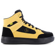 Volcom Evolve Composite-Toe Met Guard High Top Work Boot Black/Yellow Profile View