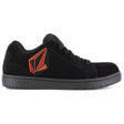Volcom Stone Composite-Toe Slip Resistant Shoe Black/Red Profile View
