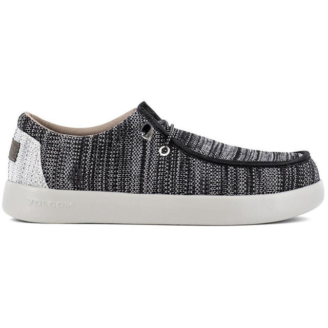 Volcom photo Women’s Chill Composite-Toe Casual Work Shoe Black/White Profile View