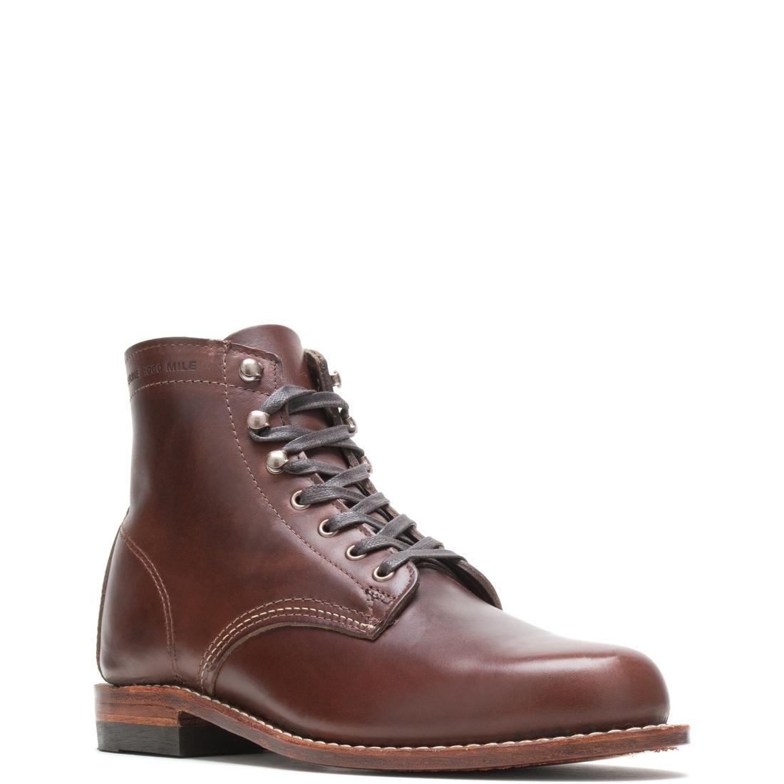 Wolverine 1000 Mile Soft-Toe Work Brown Soft-Toe,W05301 Medial Image