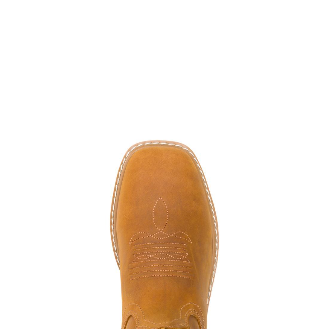 Wolverine Bronc Wedge Soft-Toe Pull On Work Boot Birch W250046 Upper Image