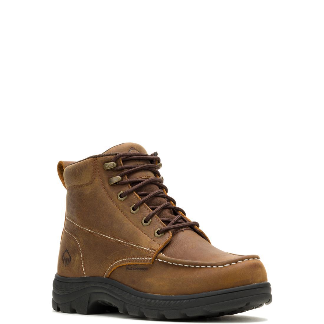 Wolverine Carlsbad Moc Waterproof Soft-Toe Work Boot W250032 Medial Image