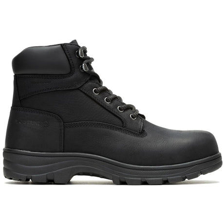 Wolverine Carlsbad Steel-toe Work Boot Black Profile View