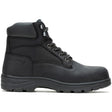 Wolverine Carlsbad Waterproof Soft-Toe Work Boot Black Profile View