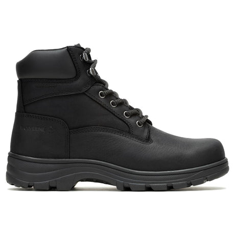 Wolverine Carlsbad Waterproof Steel-Toe Work Boot Black Profile View