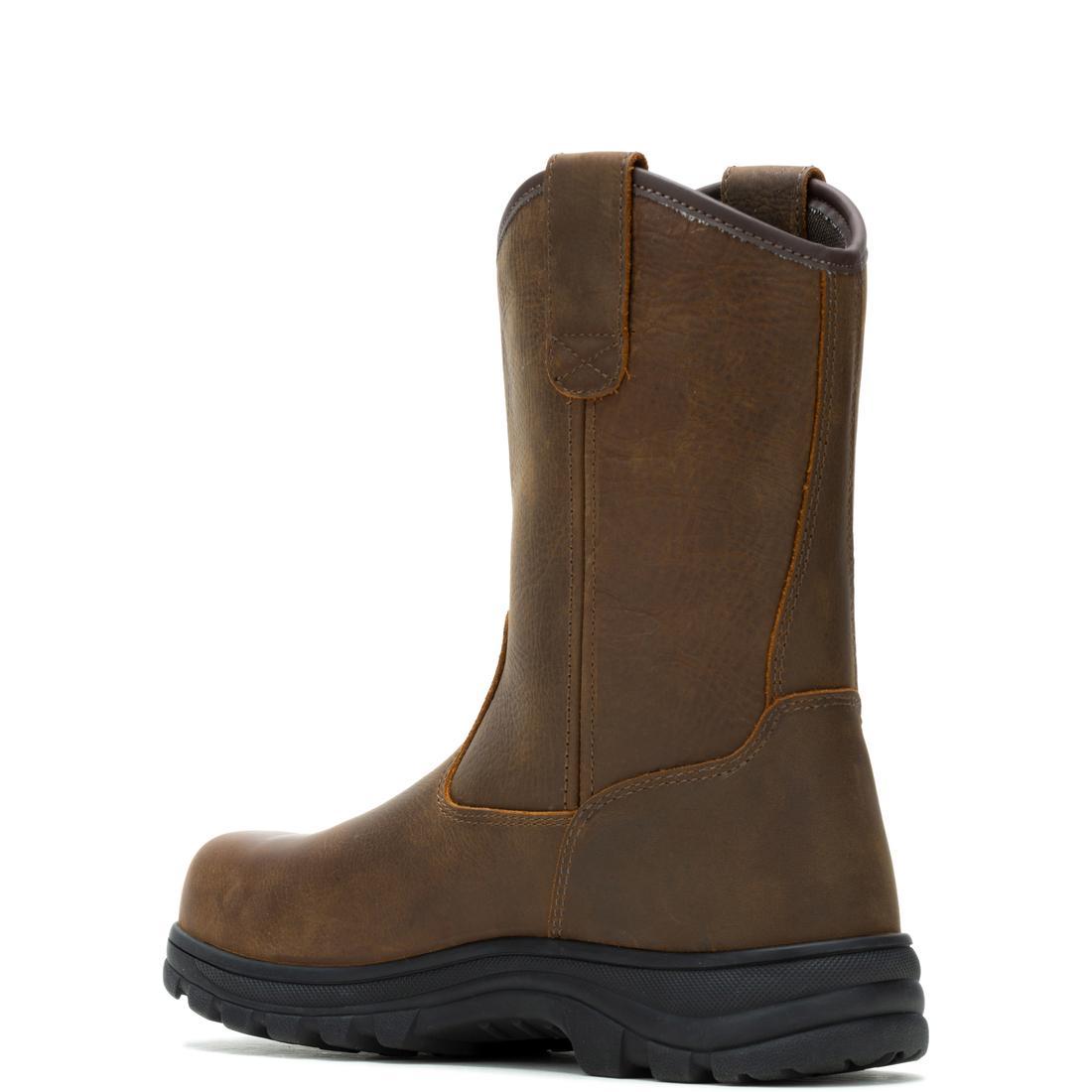 Wolverine Carlsbad Waterproof Steel-Toe Pull-On Work Boot Steel-Toe,W241069 Heel Image