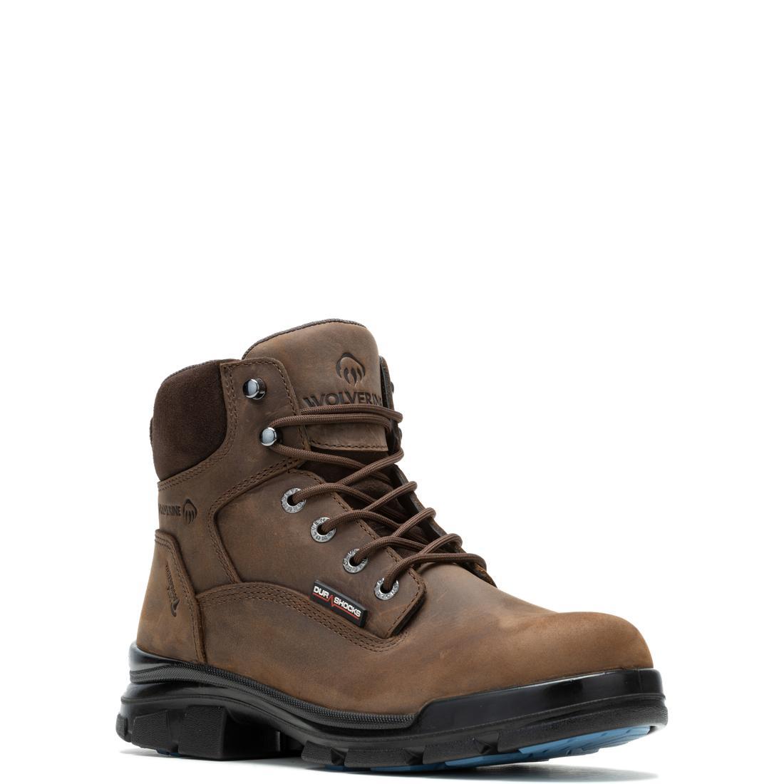 Wolverine DuraShocks® SR Icon 6" CarbonMax® Work Boot – Dark Brown W241097 Medial Image