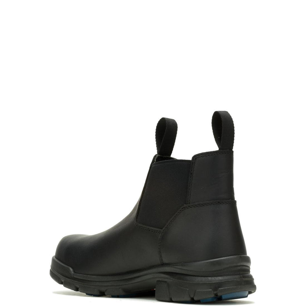 Wolverine DuraShocks® SR Icon CarbonMax® Romeo Chelsea Work Boot – Black W241166 Heel Image