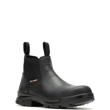Wolverine DuraShocks® SR Icon CarbonMax® Romeo Chelsea Work Boot – Black W241166 Medial Image