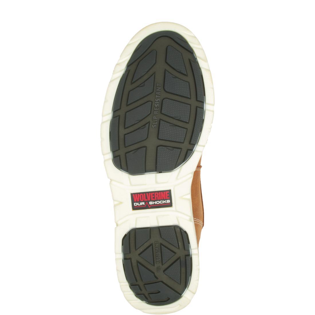 Wolverine I-90 DuraShocks® 6" Moc Toe CarbonMax® Waterproof Work Boot – Gold W201097 Sole Image