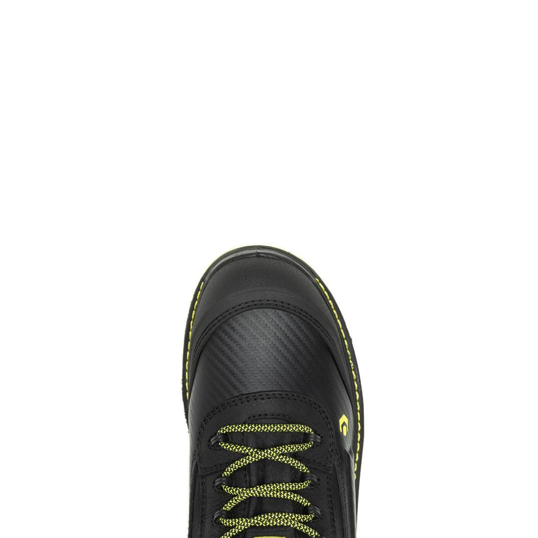 Wolverine Overpass 6" CarbonMax Work Boot Black/Lime W241171 Upper Image