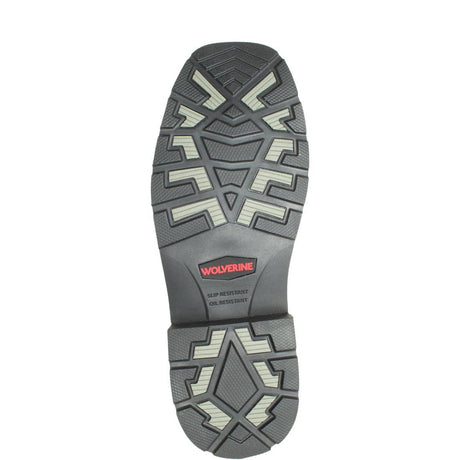 Wolverine Rancher Dark Taupe Steel-Toe Waterproof Pull-On Wellington Work Boot Steel-Toe,W221030 Sole Image