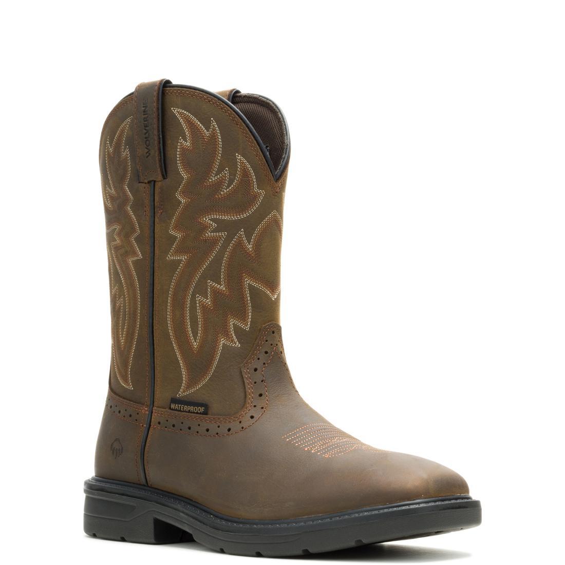 Wolverine Rancher Level Soft-Toe Pull-On Work Boot Dark Coffee W250069 Cover Image