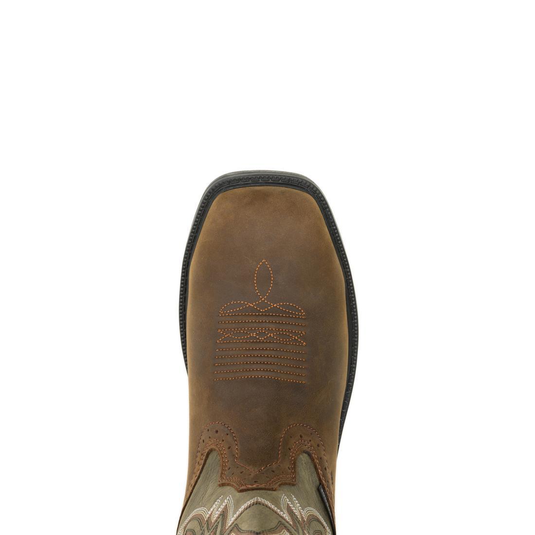 Wolverine Rancher Level Steel-Toe Pull-On Wellington Work Boot Charcoal Grey Steel-Toe,W251044 Upper Image