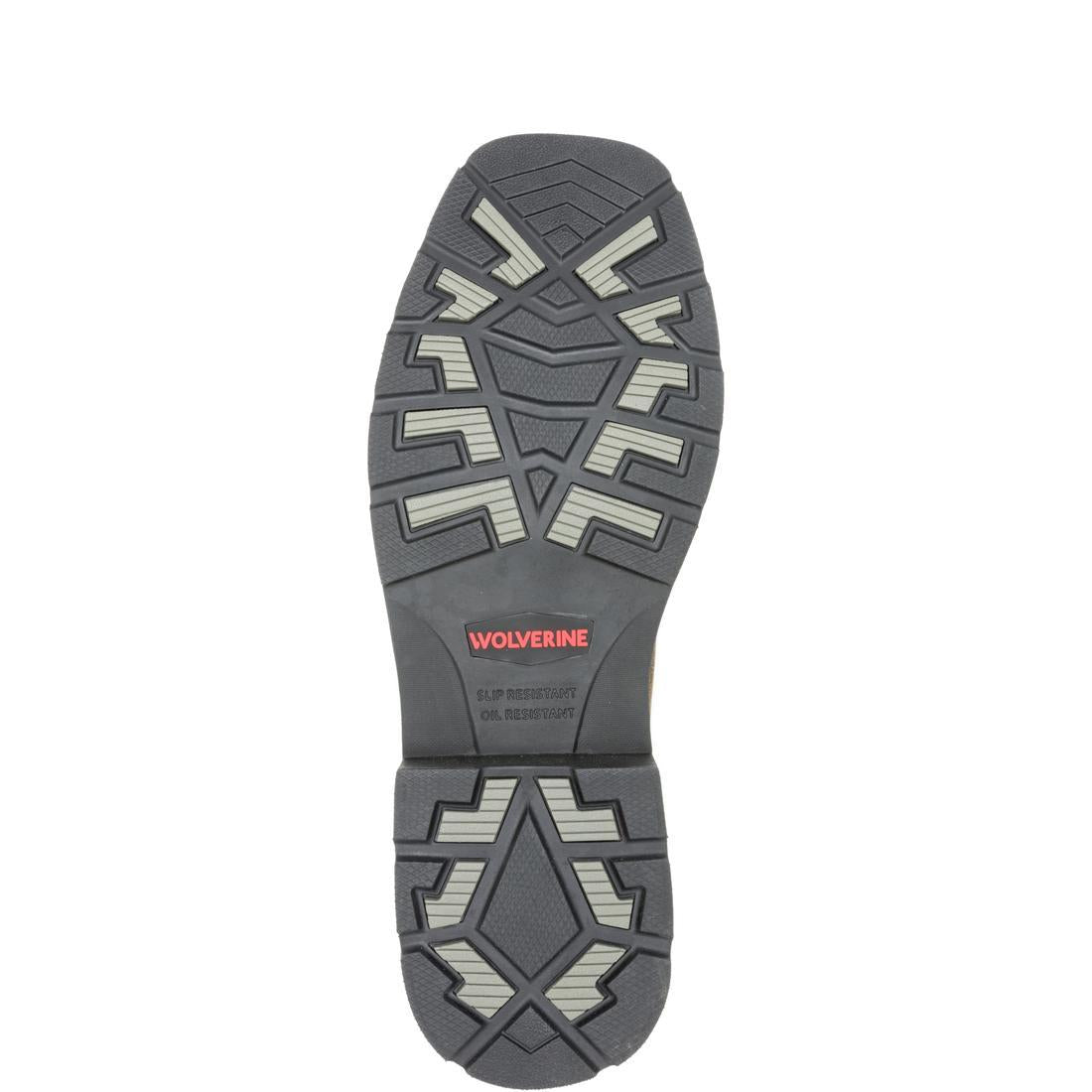 Wolverine Rancher Wing Steel-Toe Pull-On Work Boot Black W251141 Sole Image