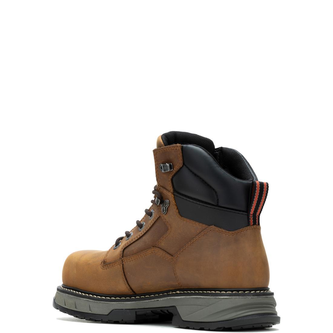 Wolverine ReForce EnergyBound™ 6" Waterproof CarbonMax® Work Boot – Brown W241023 Heel Image