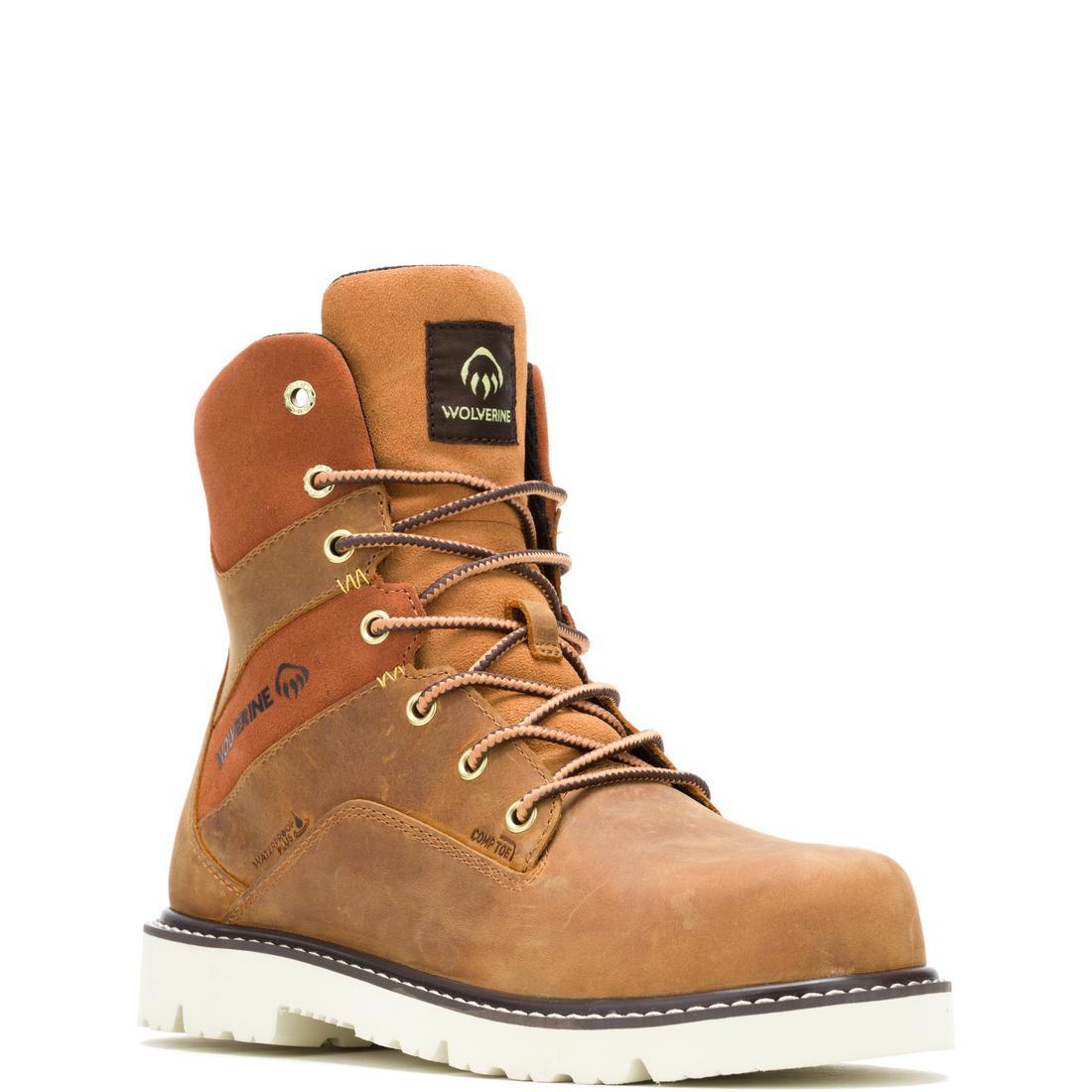 Wolverine Revival Women's Carbon Toe 8-Inch Work Boot W241145 Medial Image