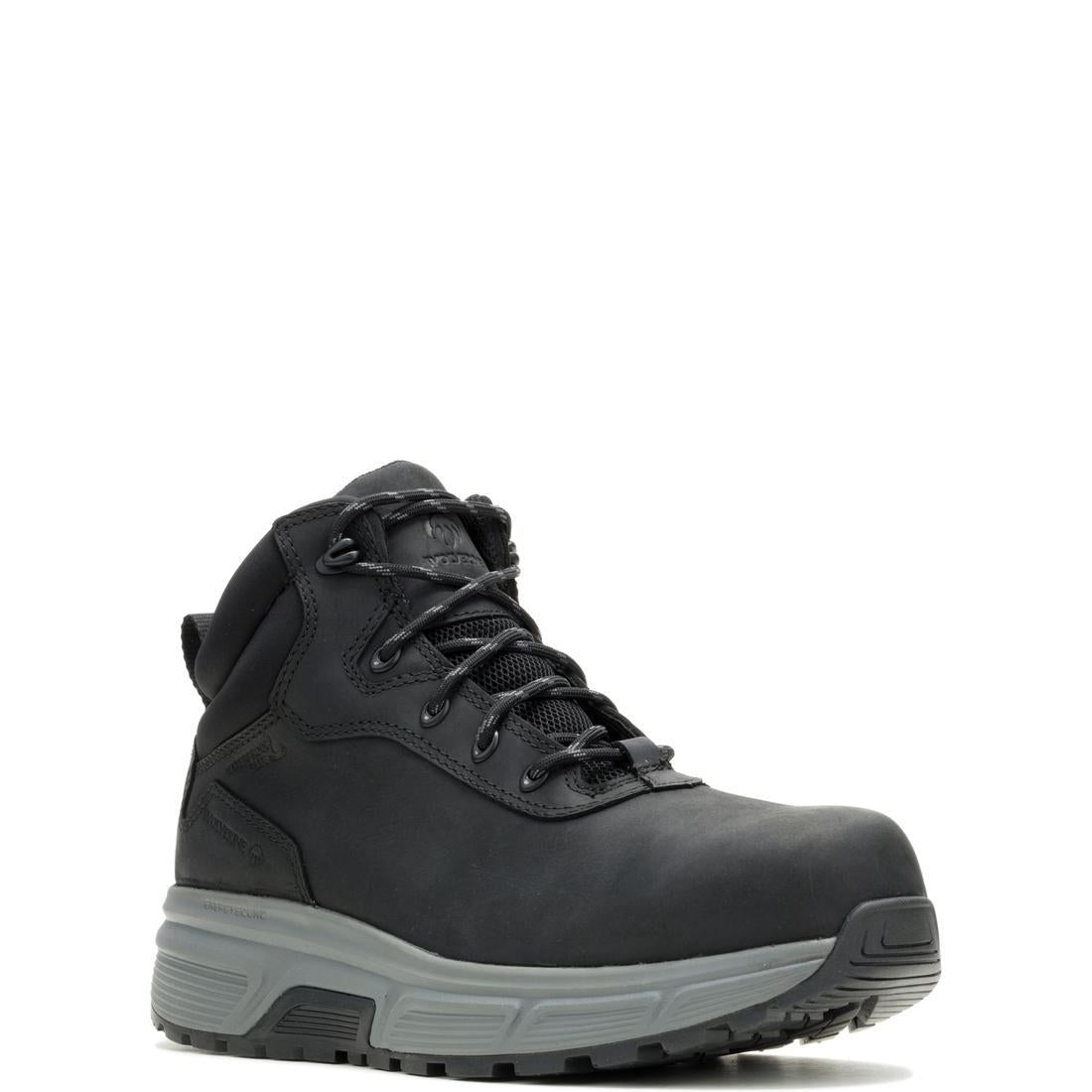 Wolverine Ride Wedge EnergyBound 6" Soft-Toe Work Boot Black W250061 Medial Image