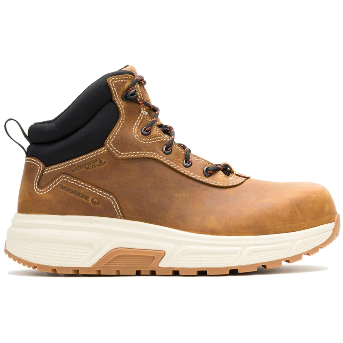 Wolverine Ride Wedge EnergyBound 6" Soft-Toe Work Boot Profile View