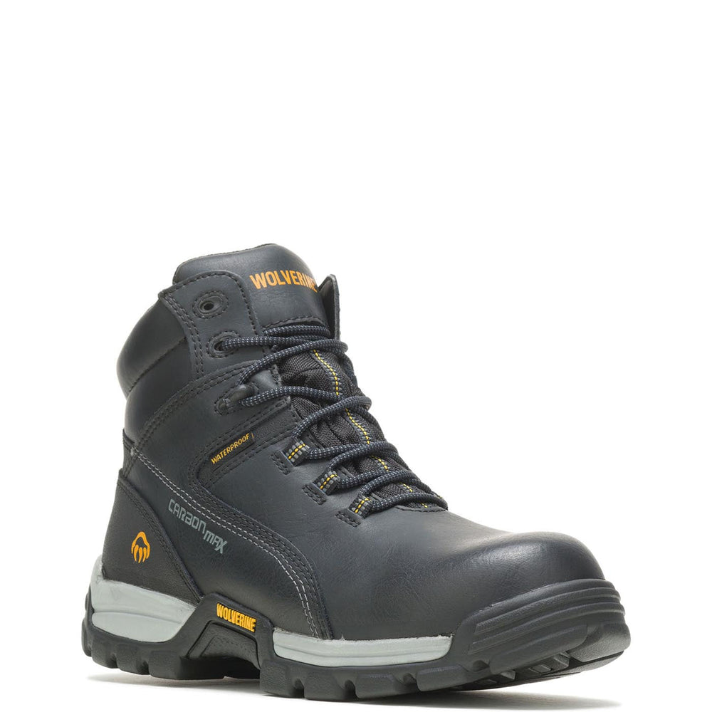 Wolverine Tarmac Reflective Waterproof Composite-Toe Work Boot Black W10304 Medial Image