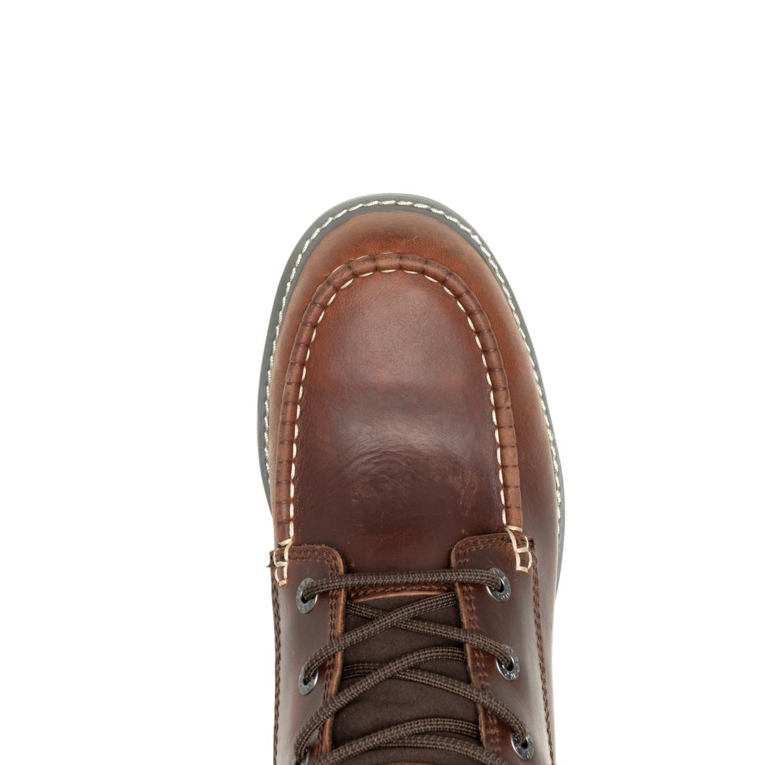 Wolverine Trade Wedge Moc-Toe 6" Soft-Toe Work Boot Rust Soft-Toe,W230056 Upper Image