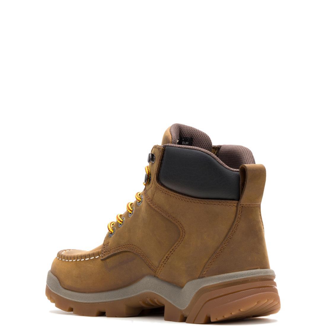 Wolverine Vantage Hyprest FT 6" Moc-Toe Soft-Toe Work Boot Tan Soft-Toe,W250005 Heel Image