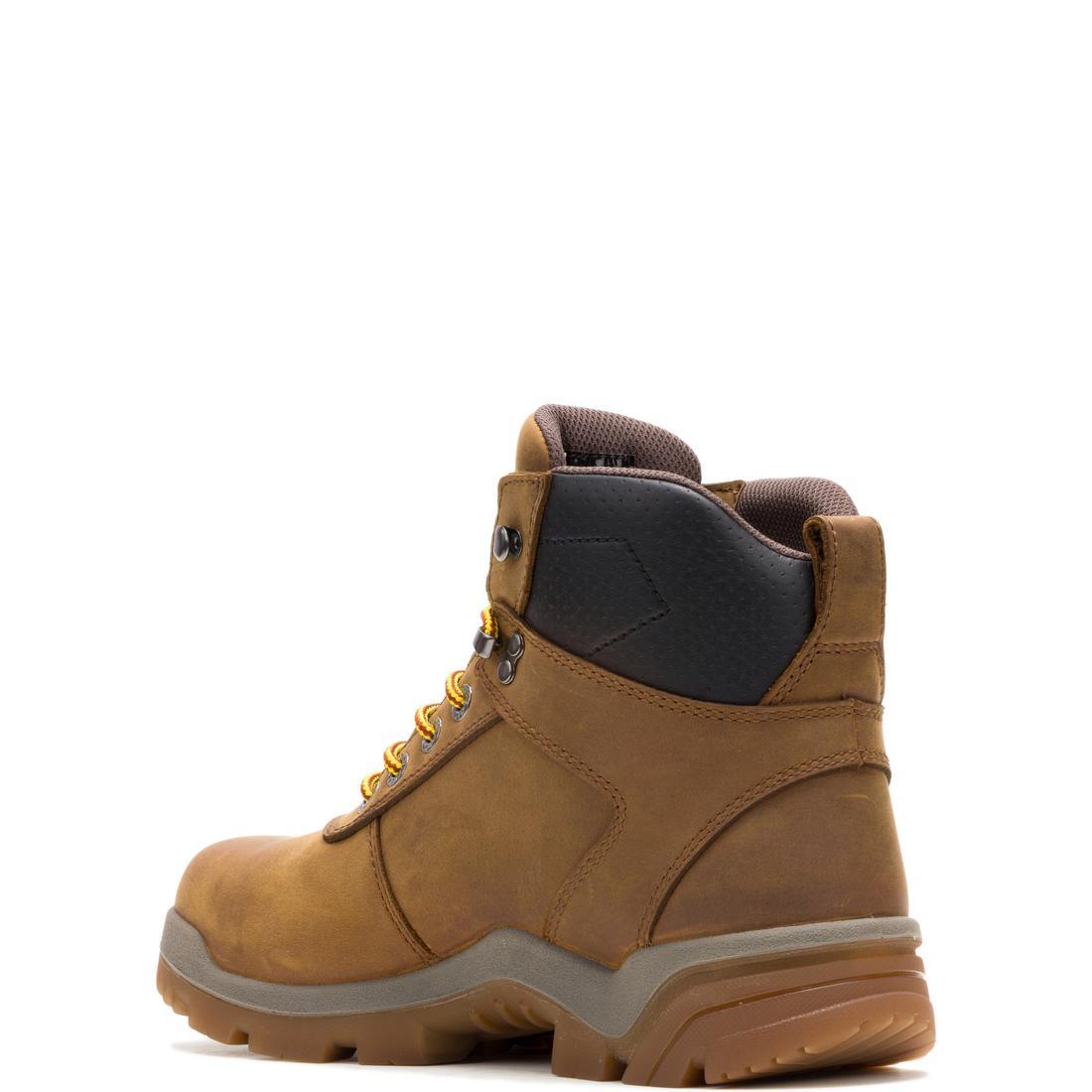 Wolverine Vantage Hyprest FT CarbonMax 6" Work Boot Tan W251040 Heel Image