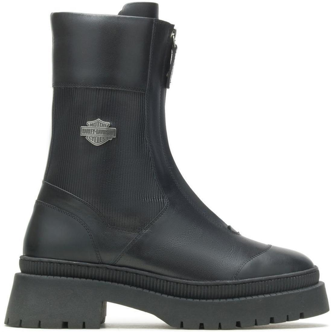 Harley Davidson Kavan 9" Zip - Black Profile View