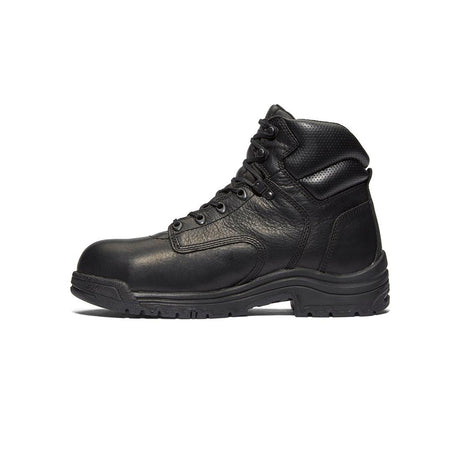 Timberland Pro Titan® 6-Inch Alloy-Toe Work Boot Black Angled View