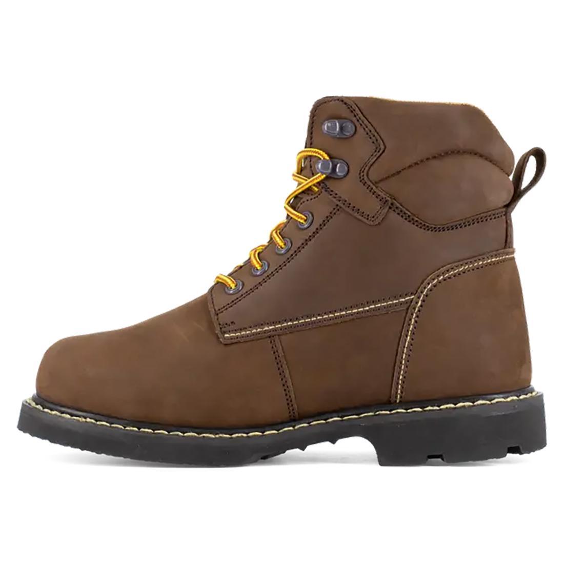 Groundbreaker Steel-Toe Metguard 6 inch Work Boot Brown
