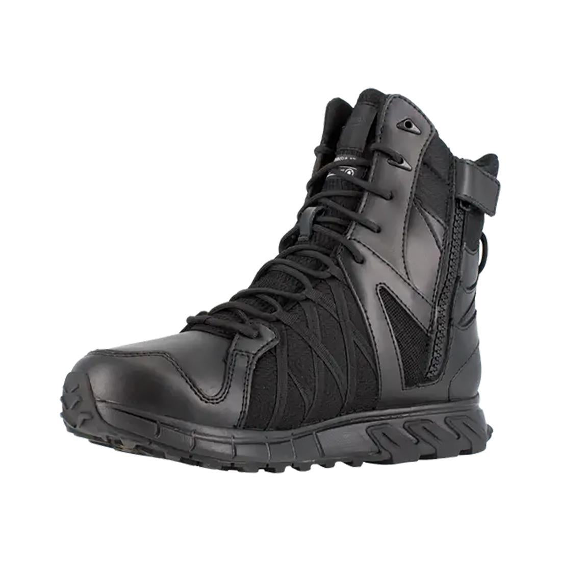 Trailgrip 8 Inch Soft-Toe Waterproof Insulated Side Zip Tactical Boot Black