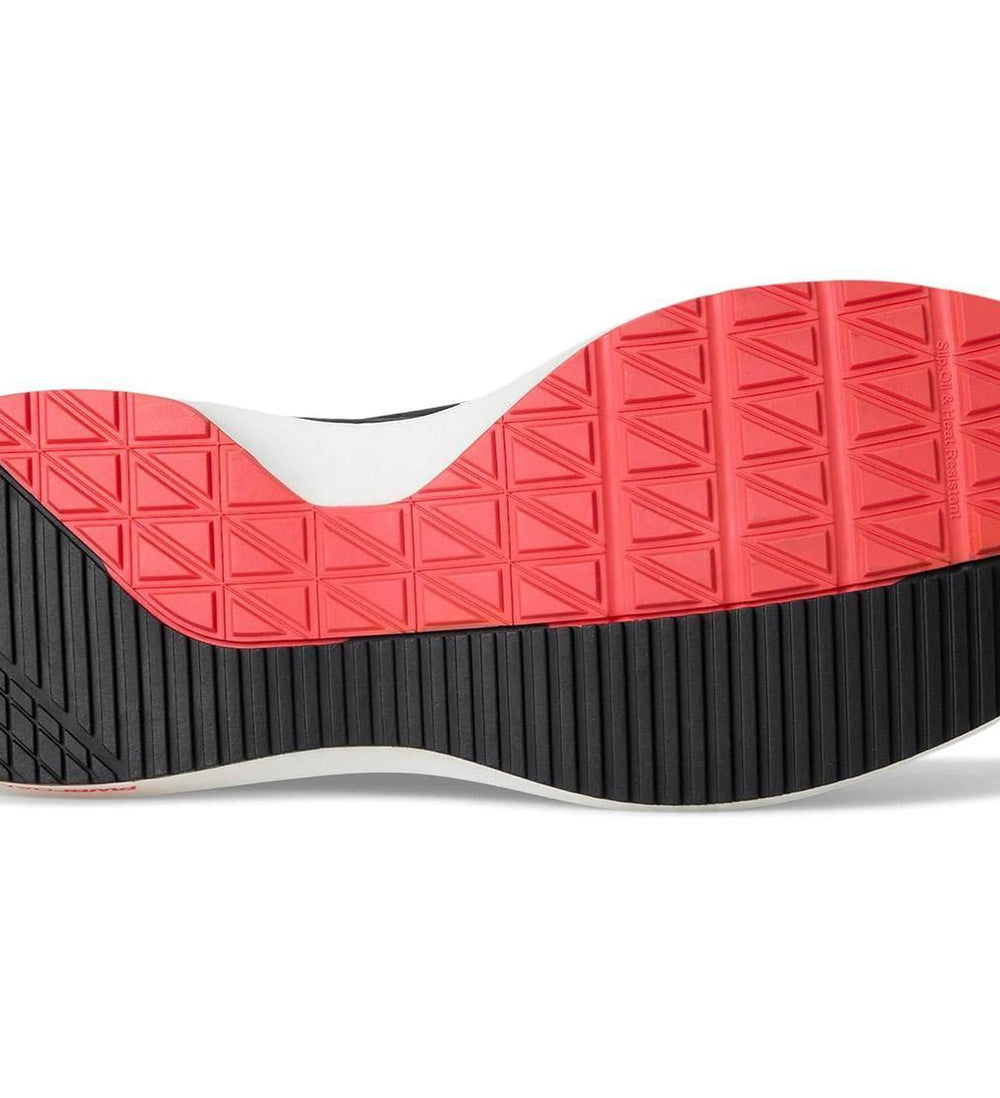 Puma Safety Turbo Black Composite Toe Work Boots – Red image view 3