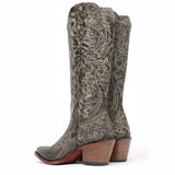 Durango Women’s Durango Crush Tall Western Boot Distressed Graphite Sole
