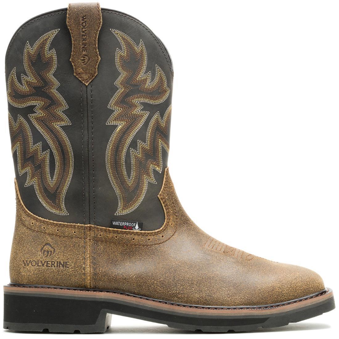 Rancher Wing Steel-Toe Pull-On Work Boot Black