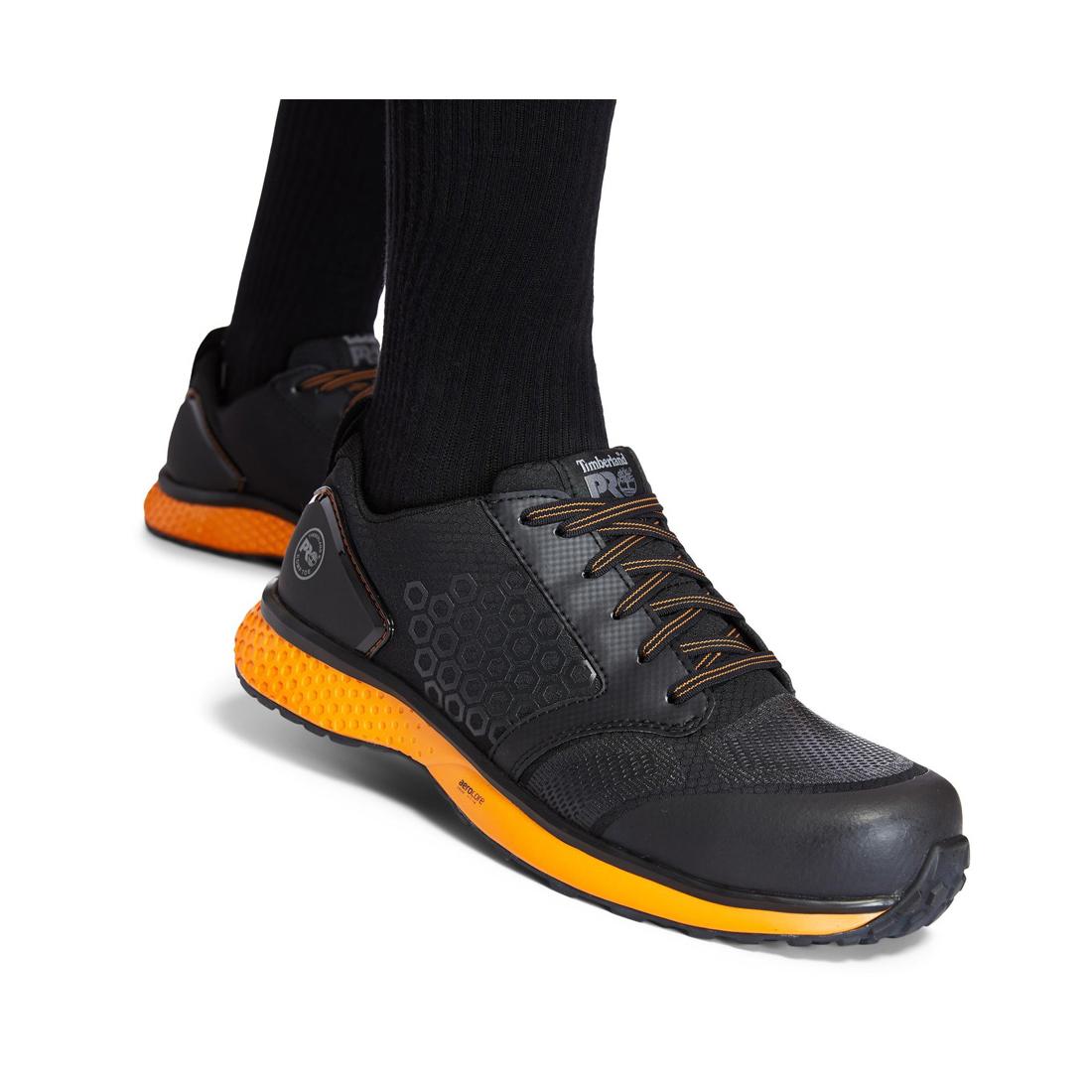Timberland Pro Reaxion Nt Shoe BLK/Orange – Steel Toes