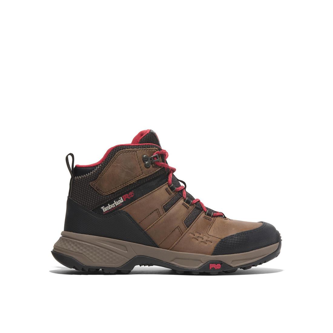Switchback Lt 6 Inch Steel-Toe Work Boot Brown/Red
