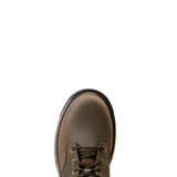 Ariat Big Rig 6 inch Composite-Toe Waterproof Work Boot Iron Coffee Upper