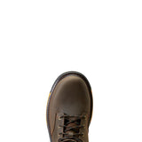 Ariat Big Rig 6 inch Soft-Toe Waterproof Boot Iron Coffee Upper