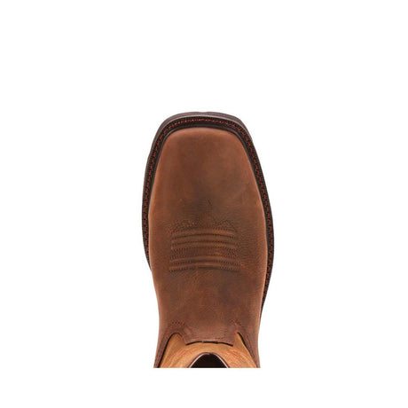 Ariat Groundbreaker Soft-Toe Waterproof Pull-On Boot Brown Sole