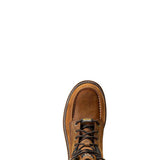 Ariat Rebar Lift 8 inch Soft-Toe Waterproof Boot Distressed Brown Upper