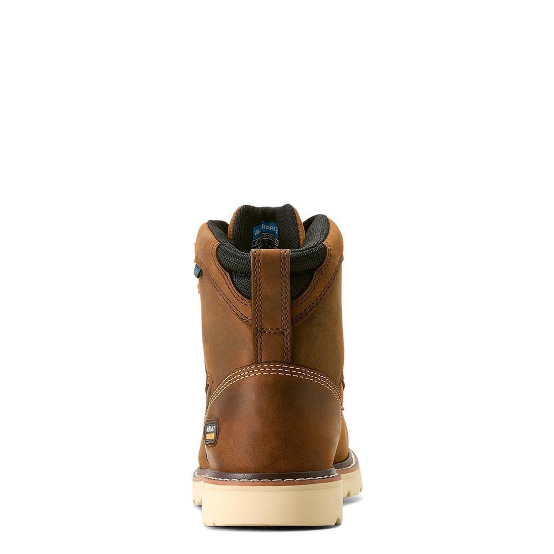 Ariat Rebar Lift Women's Waterproof Work Boot - Brown Upper