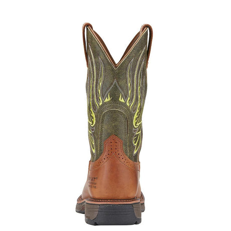 Ariat WorkHog Mesteno Composite-Toe Waterproof Work Boot Rust Upper