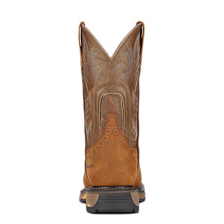 Ariat WorkHog Soft Toe Boot Aged Bark Upper