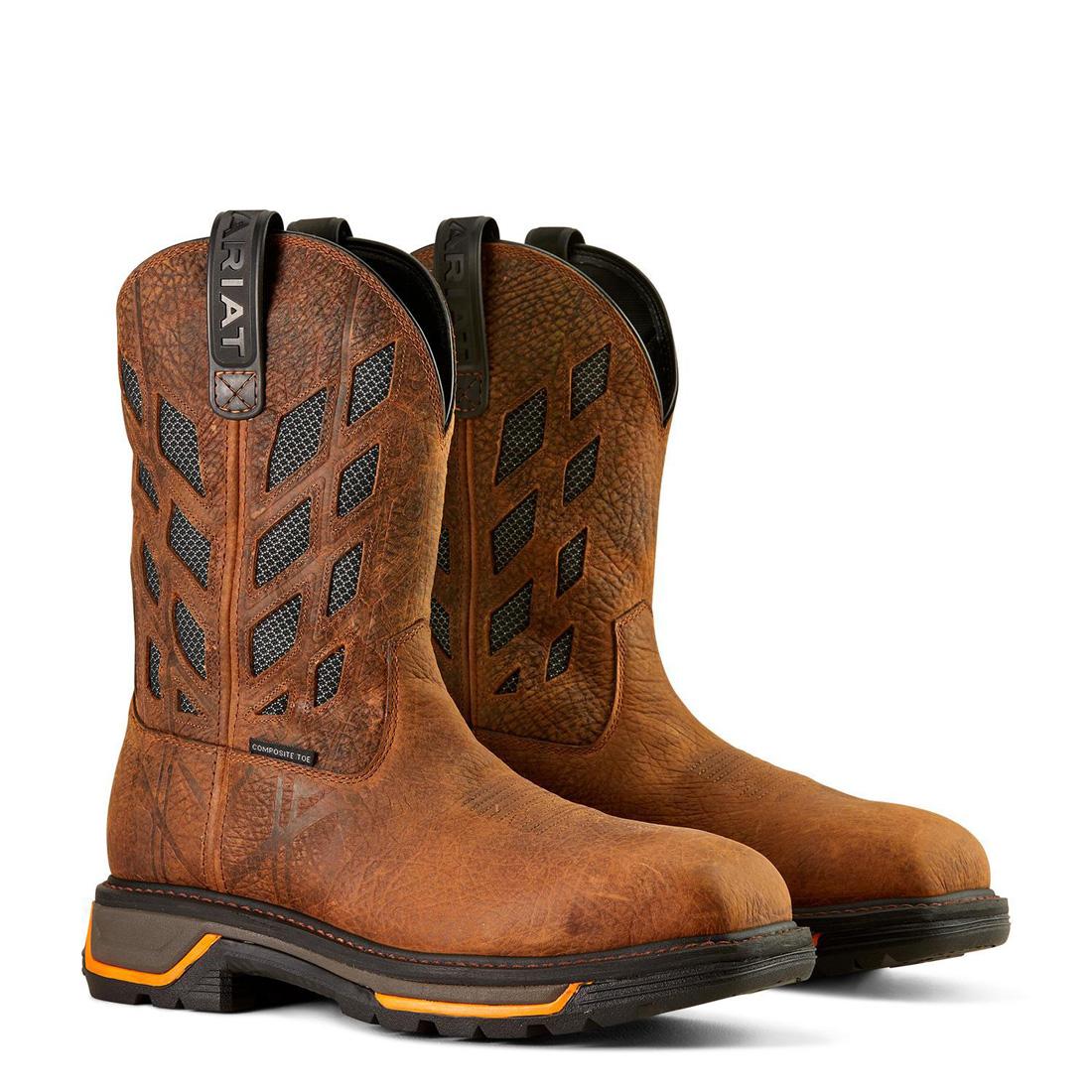 Big Rig Tread VentTEK Composite-Toe Work Boot Earth