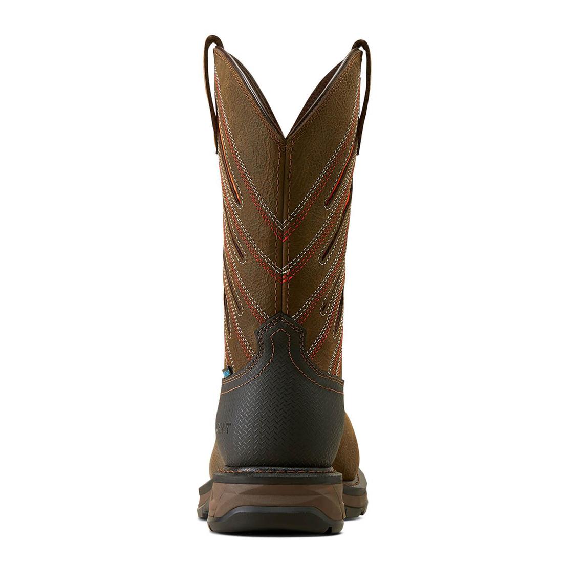 WorkHog XT VentTEK Waterproof Carbon-Toe Work Boot Iron Coffee