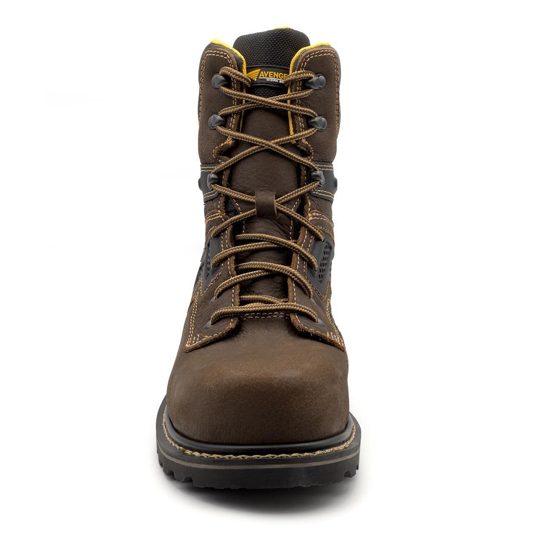 Avenger A-Max Dozer Comp Toe Boot - Brown – Steel Toes