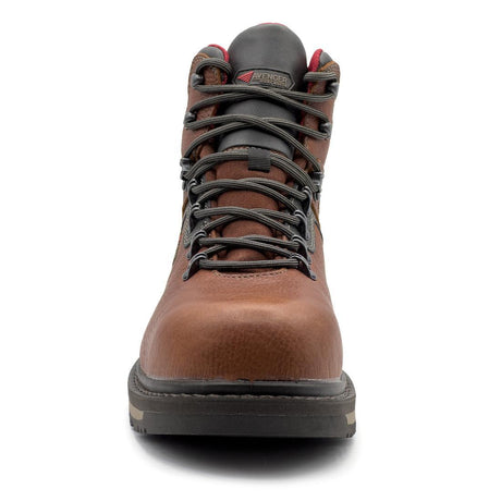 Avenger Blacksmith 6" Waterproof Aluminum Toe Work Boots – Med Brown A8815 Front Image