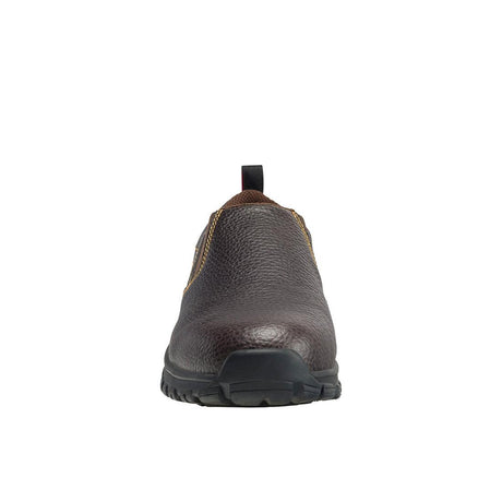 Avenger Flight SD10 Alloy Toe Slip-On Work Shoes – Brown A7000 Front Image