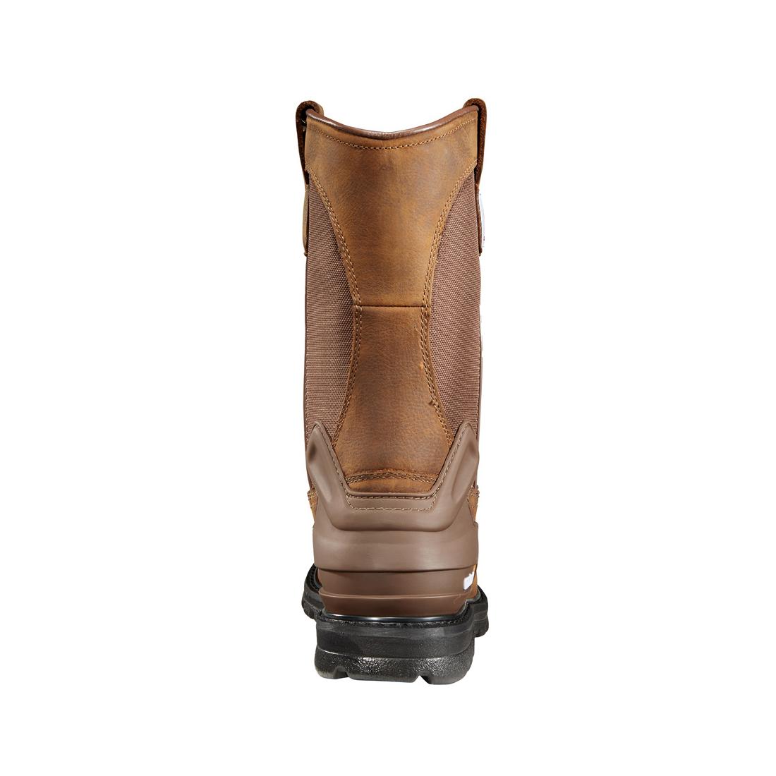 Carhartt 11" Heritage Steel-Toe Waterproof Wellington Pull On Work Boot Brown CMP1200 front