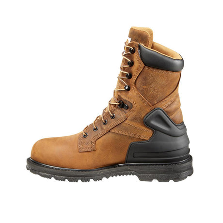Carhartt 8" Heritage Waterproof Steel Toe Work Boot Brown CMW8200 back